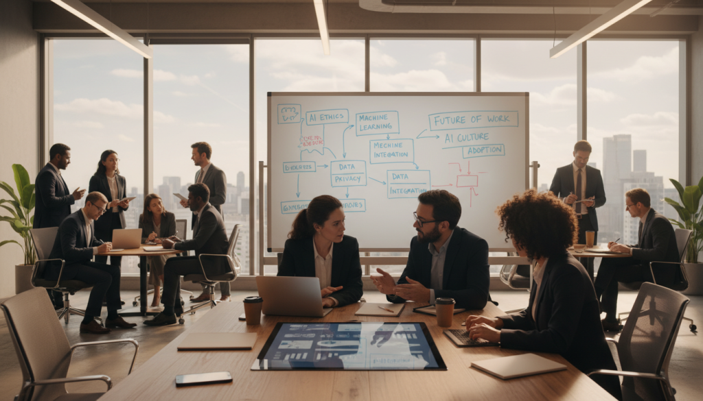 How do companies implement AI culture adoption How do companies implement AI culture adoption
