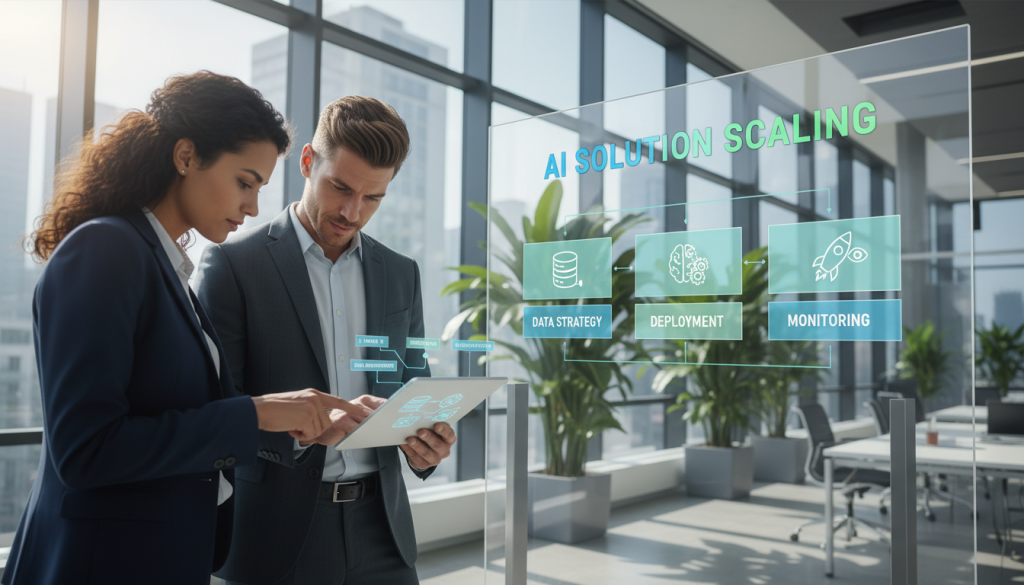 steps to deploy AI solutions for scaling AI across the organization steps to deploy AI solutions for scaling AI across the organization