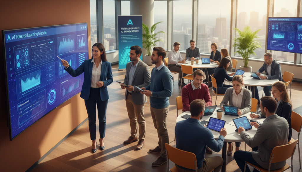 Enhancing company culture through AI in employee training programs