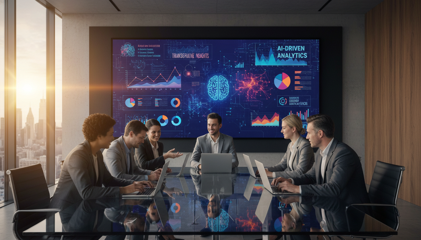 How does AI improve analytics?