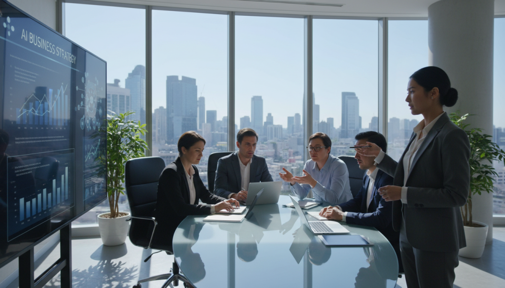 Implementing AI in business