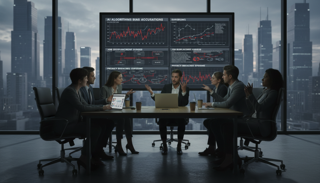 Negative impacts of AI adoption