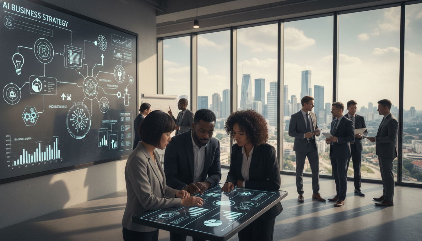 What are AI business strategies?